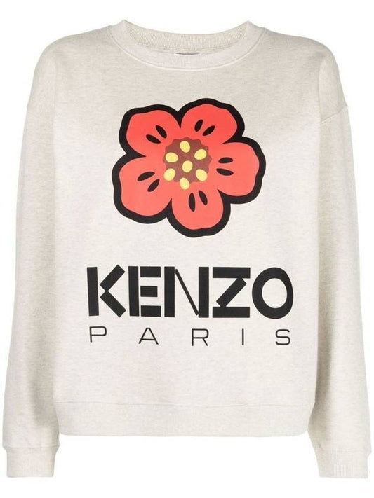 Boke Flower Sweatshirt Grey - KENZO - BALAAN 1