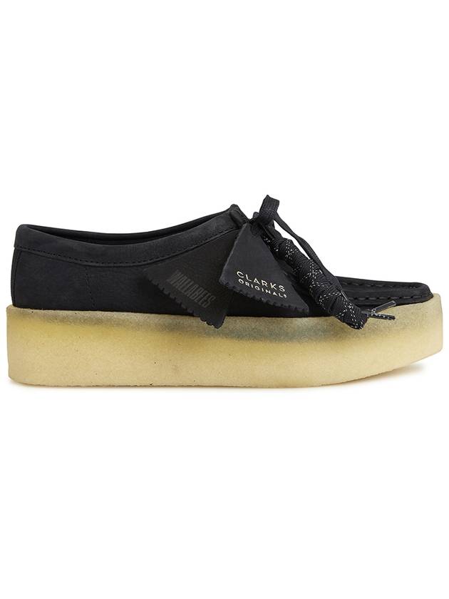 Wallabee Cup Nubuck Loafers Black - CLARKS - BALAAN 6