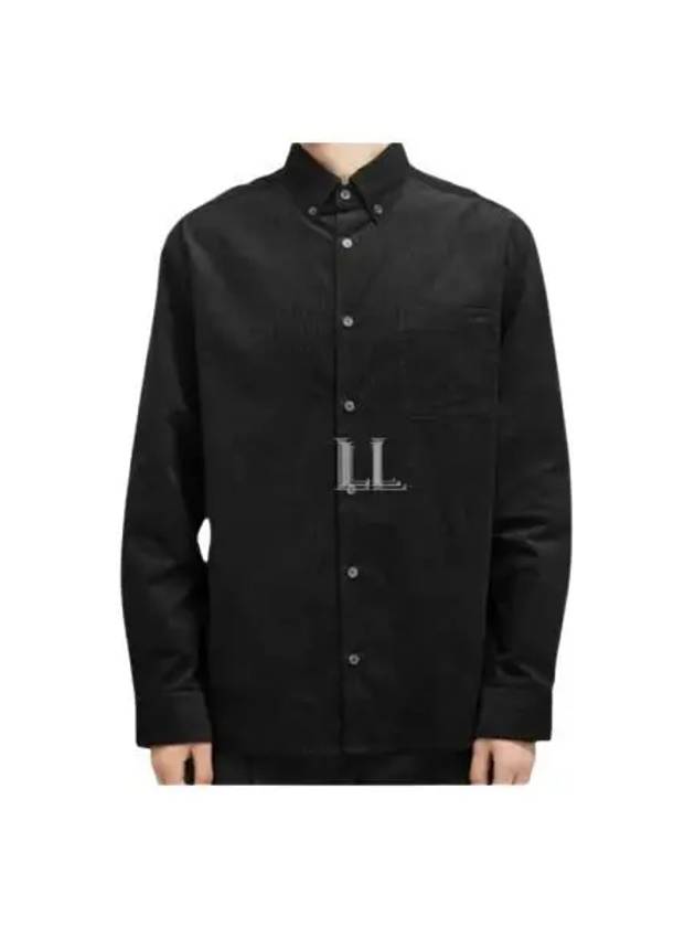 Mateo Logo Long Sleeve Shirt Black - A.P.C. - BALAAN 2