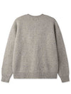 Wool Neff Crew Neck Cardigan OATMEAL - BLACKBROWN - BALAAN 2