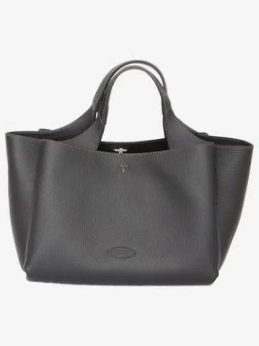 T Timeless Leather Mini Tote Bag Black - TOD'S - BALAAN 2