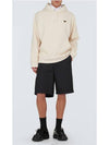 Prada Cotton Fleece Hoodie Natural - PRADA - BALAAN 5