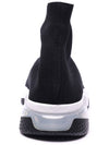 Speed Trainer Clear Sole High Top Sneakers Black - BALENCIAGA - BALAAN 5