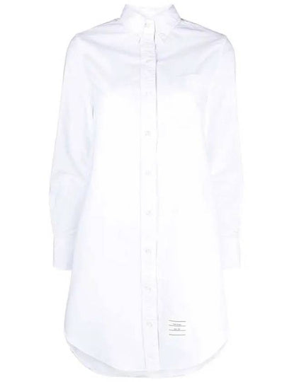 RWB Cotton Shirt Dress White - THOM BROWNE - BALAAN 2