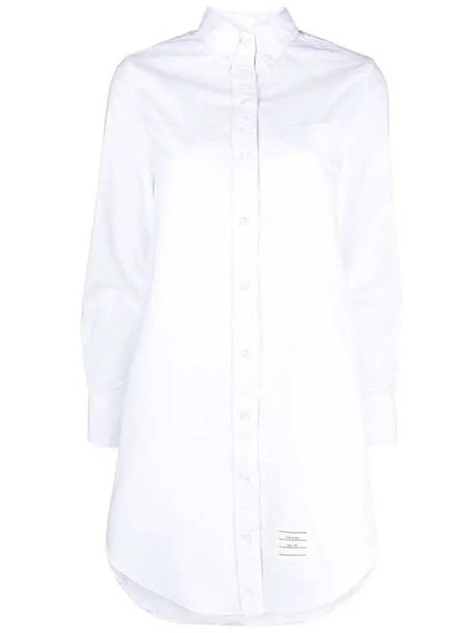 RWB Cotton Shirt Dress White - THOM BROWNE - BALAAN 2