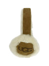 Embroidered Logo Fleece Earmuff Chestnut 18708 - UGG - BALAAN 3