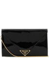 Patent Leather Mini Bag Black - PRADA - BALAAN 1