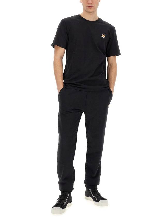 Fox Head Patch Sweat Trank Pants Black - MAISON KITSUNE - BALAAN 3