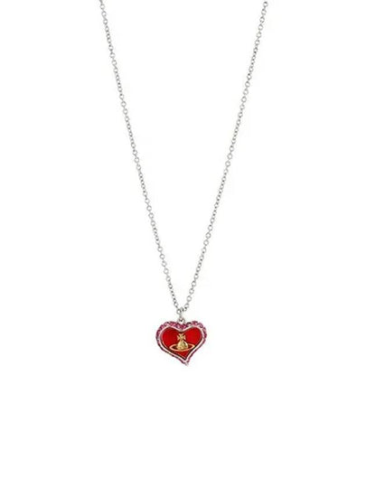 Petra Heart Logo Necklace Red - VIVIENNE WESTWOOD - BALAAN 2