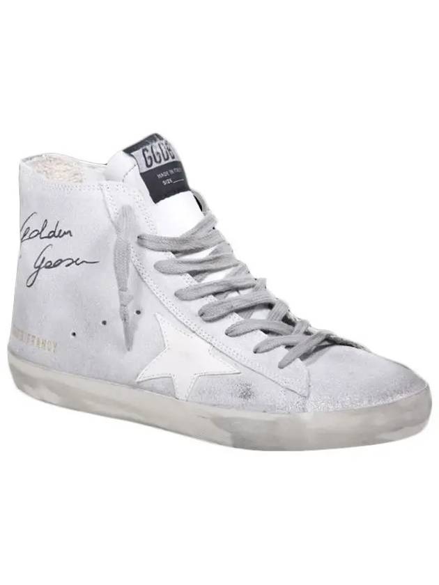 Francy Leather High Top Sneakers White - GOLDEN GOOSE - BALAAN 3