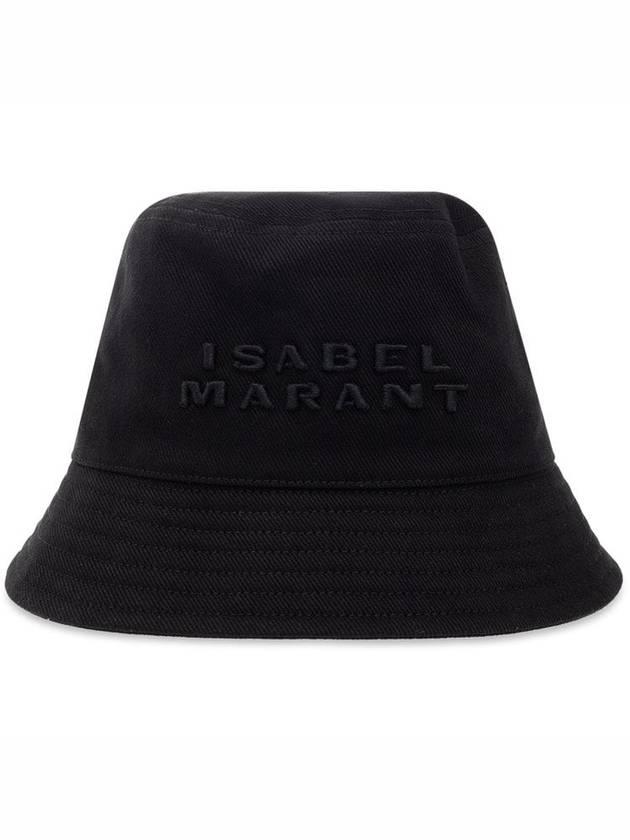 Haley Logo Bucket Hat Black - ISABEL MARANT - BALAAN 2