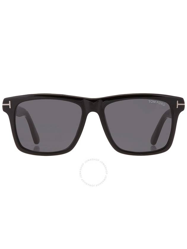 Tom Ford Buckley Smoke Square Men's Sunglasses FT0906-N 01A 58 - TOM FORD - BALAAN 1