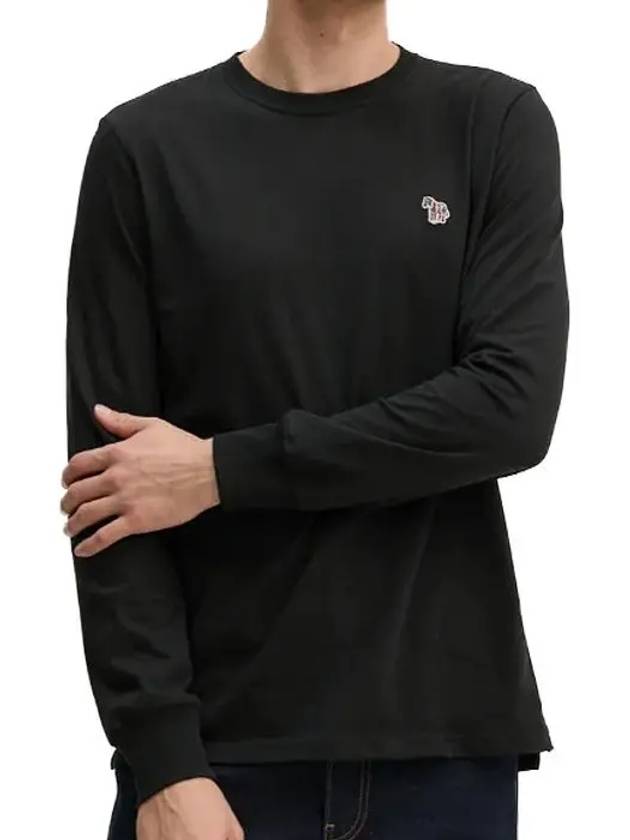 Zebra Logo Long Sleeve T-Shirt Black - PAUL SMITH - BALAAN 3