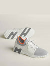 Depart slipon sneakers white gray - HERMES - BALAAN 4