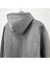 Heart Small Logo Hoodie Grey - AMI - BALAAN 7