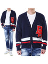 Logo Patch Cardigan Black - DSQUARED2 - BALAAN 2