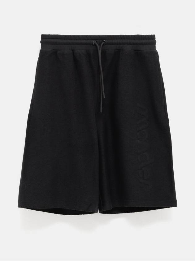 embossed logo track shorts black - MONCLER - BALAAN 2