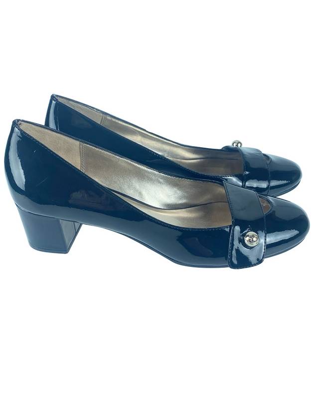 20806001 Black leather pumps high heels scratch damage - AIGNER - BALAAN 4