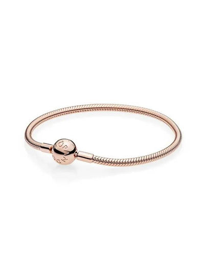 Moments Snake Chain Bracelet Rose Gold - PANDORA - BALAAN 2