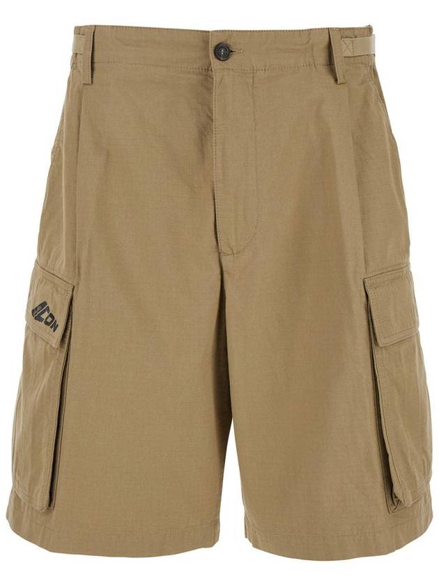 'Icon New Generation' Beige Cargo Shorts In Cotton Man - DSQUARED2 - BALAAN 1