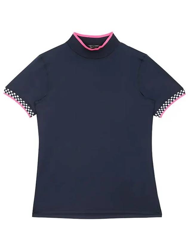 Women's Featherweight Mock Neck Golf Short Sleeve T-Shirt Twilight - G/FORE - BALAAN 3