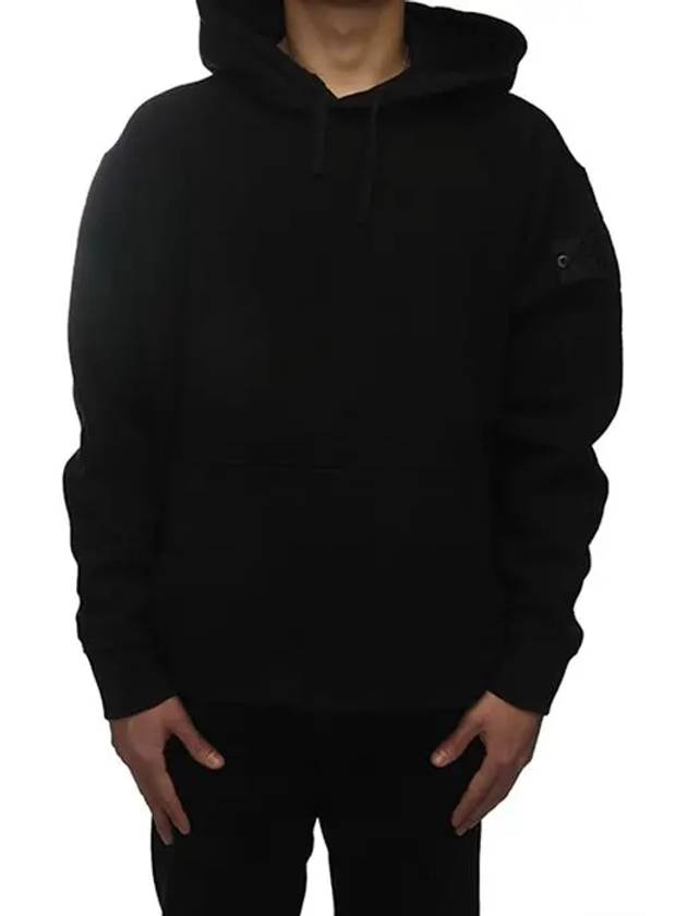 Shadow Project Wappen Patch Hoodie Charcoal - STONE ISLAND - BALAAN 3