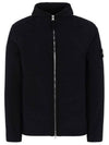 Wappen Soft Shell Hooded Jacket Black - STONE ISLAND - BALAAN 1