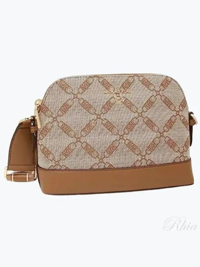 Embossed Logo Cross Bag Natural - MICHAEL KORS - BALAAN 2