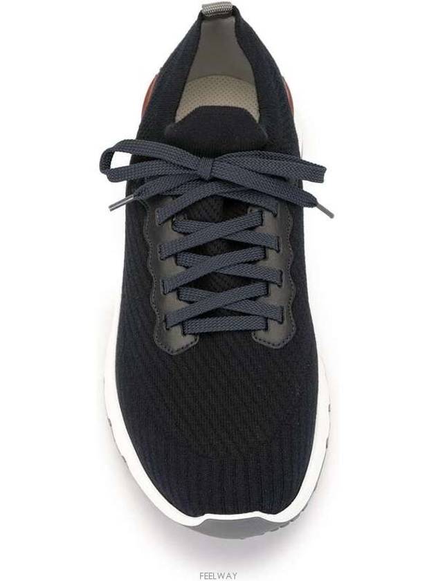 Knit Running Sneakers Navy - BRUNELLO CUCINELLI - BALAAN 4