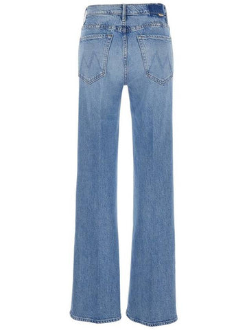 'The Kick It' Light Blue Straight Jeans In Denim Woman - MOTHER - BALAAN 1