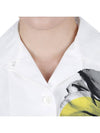 Printed Poplin Pocket Shirt P433BY 10N0 F0009 - PRADA - BALAAN 5