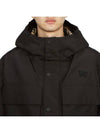 Patch Pocket Parka Black - BURBERRY - BALAAN 7