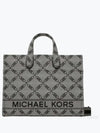 Gigi Logo Large Tote Bag Grey Black - MICHAEL KORS - BALAAN 2