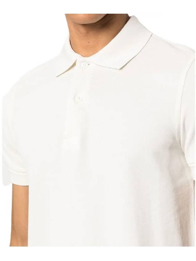 Men's Classic Tennis Short Sleeve Polo Shirt White - TOM FORD - BALAAN.