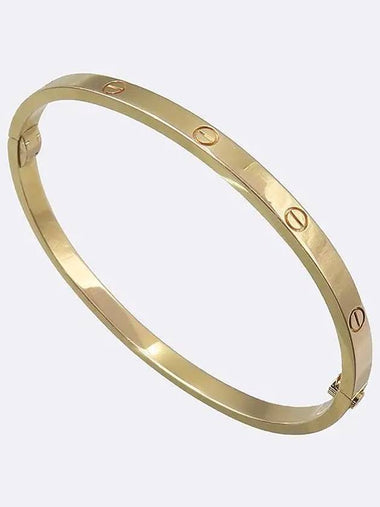 B6047316 AU750 18K Rose Gold Love Small Bracelet No 16 - CARTIER - BALAAN 1