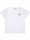 Kids Logo Patch T Shirt 8C000 18 83907 001 - MONCLER - BALAAN 1