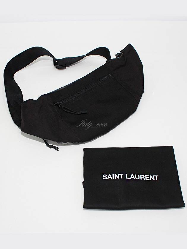 Men's Pouch Belt Bag Black - SAINT LAURENT - BALAAN 6