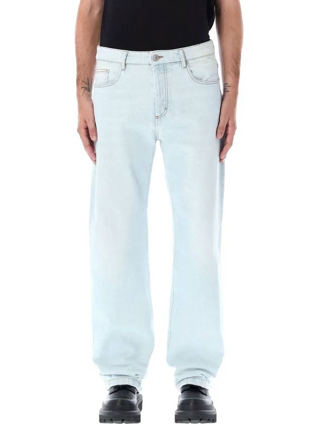 Paris Straight Fit Jeans Light Blue - AMI - BALAAN 1