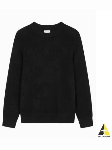 JEANS Men s AOP Knit Sweater J326590 BEH - CALVIN KLEIN - BALAAN 1