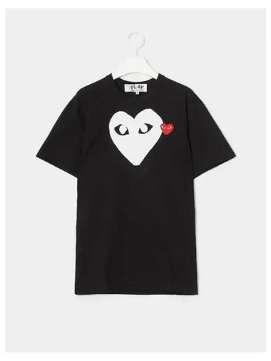 Men s Red Heart Waffen White T Shirt Black Domestic Product GM0022052059975 - COMME DES GARCONS PLAY - BALAAN 1