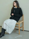 Pearl round cardigan black - MITTE - BALAAN 6