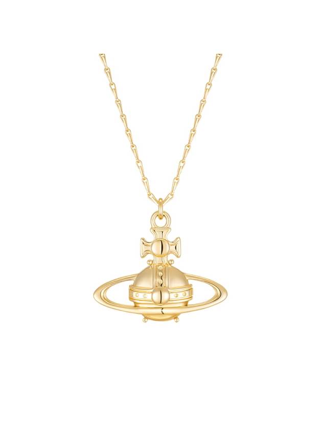 resin pendant necklace gold - VIVIENNE WESTWOOD - BALAAN.