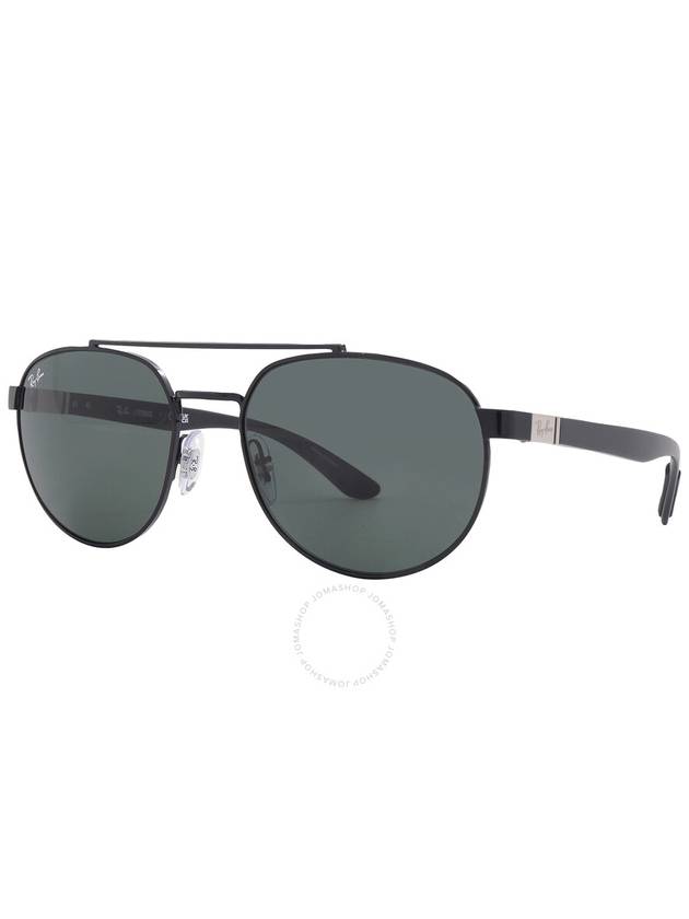 Ray Ban Dark Green Pilot Unisex Sunglasses RB3736 002/71 56 - RAY-BAN - BALAAN 2