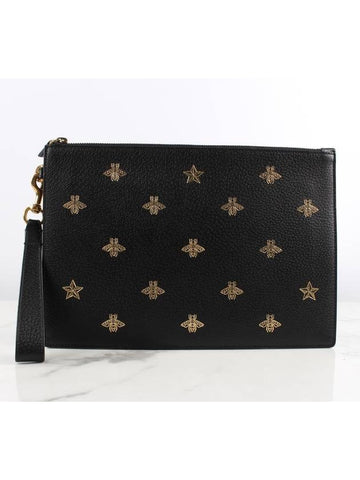 Gucci Bee Star Strap Clutch Bag - LOUIS VUITTON - BALAAN 1