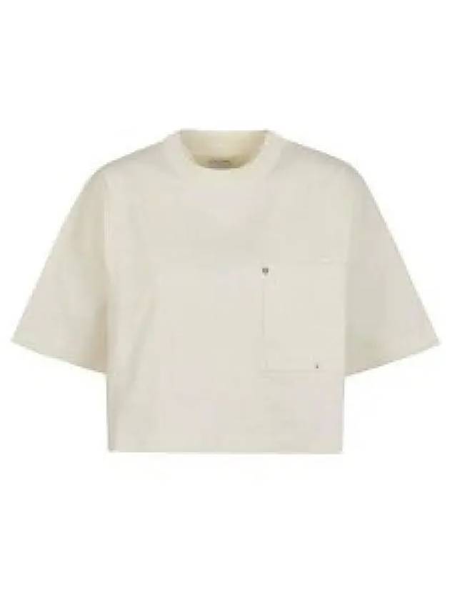 Crew Neck Pocket Short Sleeve T-Shirt White - BOTTEGA VENETA - BALAAN 2