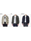 Compass Badge Pleated Windbreaker Sand - STONE ISLAND - BALAAN 3