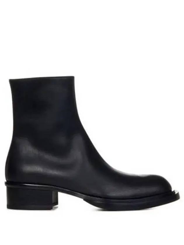 Zip Biker Boots Black - ALEXANDER MCQUEEN - BALAAN 2