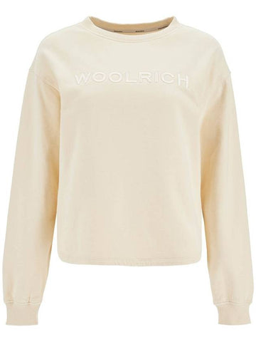 "embroidered logo crewneck - WOOLRICH - BALAAN 1