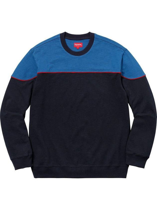 Yoke Piping Long Sleeve Top Navy YOKE PIPING L S TOP - SUPREME - BALAAN 2