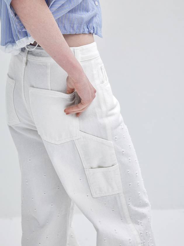 Punching gradient denim pantsWhite - REAL ME ANOTHER ME - BALAAN 2